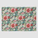 Buscar flores rojas papel de seda Turquesa