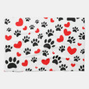 Buscar corazones rojos paños de cocina Patrón de corazón