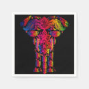 Buscar elefantes coloridos servilletas Fiesta