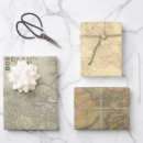 Buscar mapas papel de regalo Envoltura