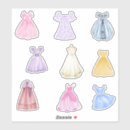 Buscar vestido púrpura pegatinas General y unisex