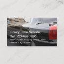 Buscar servicio limusina de tarjetas de visita Lujo