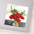 Buscar rosas rojas pegatinas General y unisex