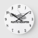 Buscar helicóptero relojes de pared Transporte