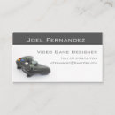 Buscar videojuegos tarjetas de visita Diseñador