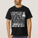 Buscar ingeniero de trenes camisetas Chiste