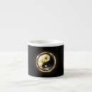 Buscar símbolo de yang del yin tazas Negro
