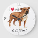 Buscar bull terrier relojes de pared Para todos
