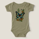 Buscar mariposas coloridas bebe camisetas Flores