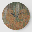 Buscar abedul relojes de pared Paisaje