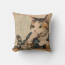 Buscar japonés del vintage cojines 9 º gata