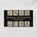 Buscar general contractor tarjetas de visita Arquitecto
