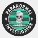Buscar paranormal redondas pegatinas Halloween