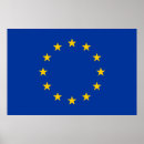 Buscar bandera europea posters Azul