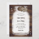 Buscar corazón de madera invitaciones Invitados