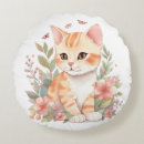 Buscar naranja gato cojines Para ella