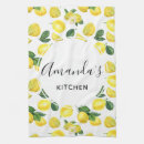 Buscar limón paños de cocina Acuarela