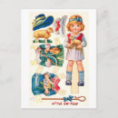 Buscar muñecas del vintage postales Antiguo