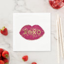 Buscar labios rojos servilletas Besar
