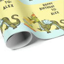 Buscar dragón papel de regalo Chico