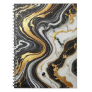 Buscar mármol blanco y negro cuadernos Dorado
