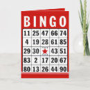 Buscar bingo tarjetas Rojo