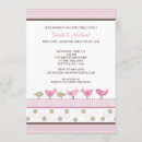 Buscar pájaros rosados invitaciones Futura madre