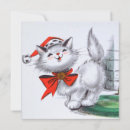 Buscar gato retro invitaciones Vintage