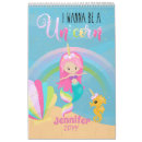 Buscar unicornio calendarios Sirena