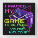 Buscar gamer relojes de pared Cumpleaños