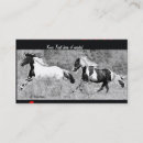Buscar pintos tarjetas de visita Caballos