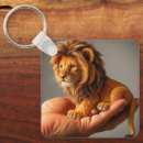 Buscar león del bebé llaveros Leones