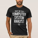 Buscar analista de sistemas camisetas Programador