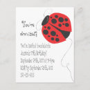 Buscar insecto 11x14 invitaciones Mariquita