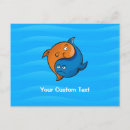 Buscar fish postales Azul