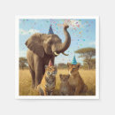 Buscar animal africano servilletas Para todos