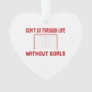 Buscar objetivos adornos Jugador de hockey