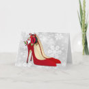Buscar zapatos rojos tarjetas 5 º calza