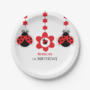 Buscar mariquita papel platos Chica