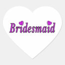 Buscar dama de honor corazon pegatinas Novia
