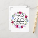 Buscar el señor es mi pastor postales Cristiano