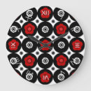 Buscar red black relojes de pared Trendy