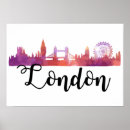 Buscar horizonte de londres posters Acuarela