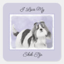 Buscar shih tzu pegatinas Blanco