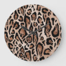 Buscar leopardo relojes de pared 9 º piel