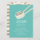 Buscar fiesta del sushi invitaciones Para todos