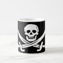 Buscar bandera pirata tazas Espadas cruzadas