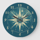Buscar cósmico relojes de pared Azul