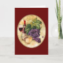 Buscar vino y queso tarjetas Uvas