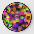 Buscar luces neón de relojes de pared Brillante